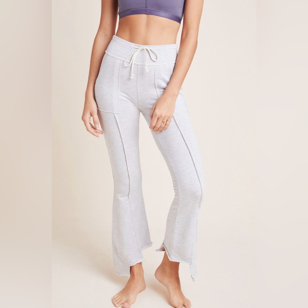 Free People Movement Quick Jab Flare Pants in Light Grey - Size Small - Picture 5 of 11